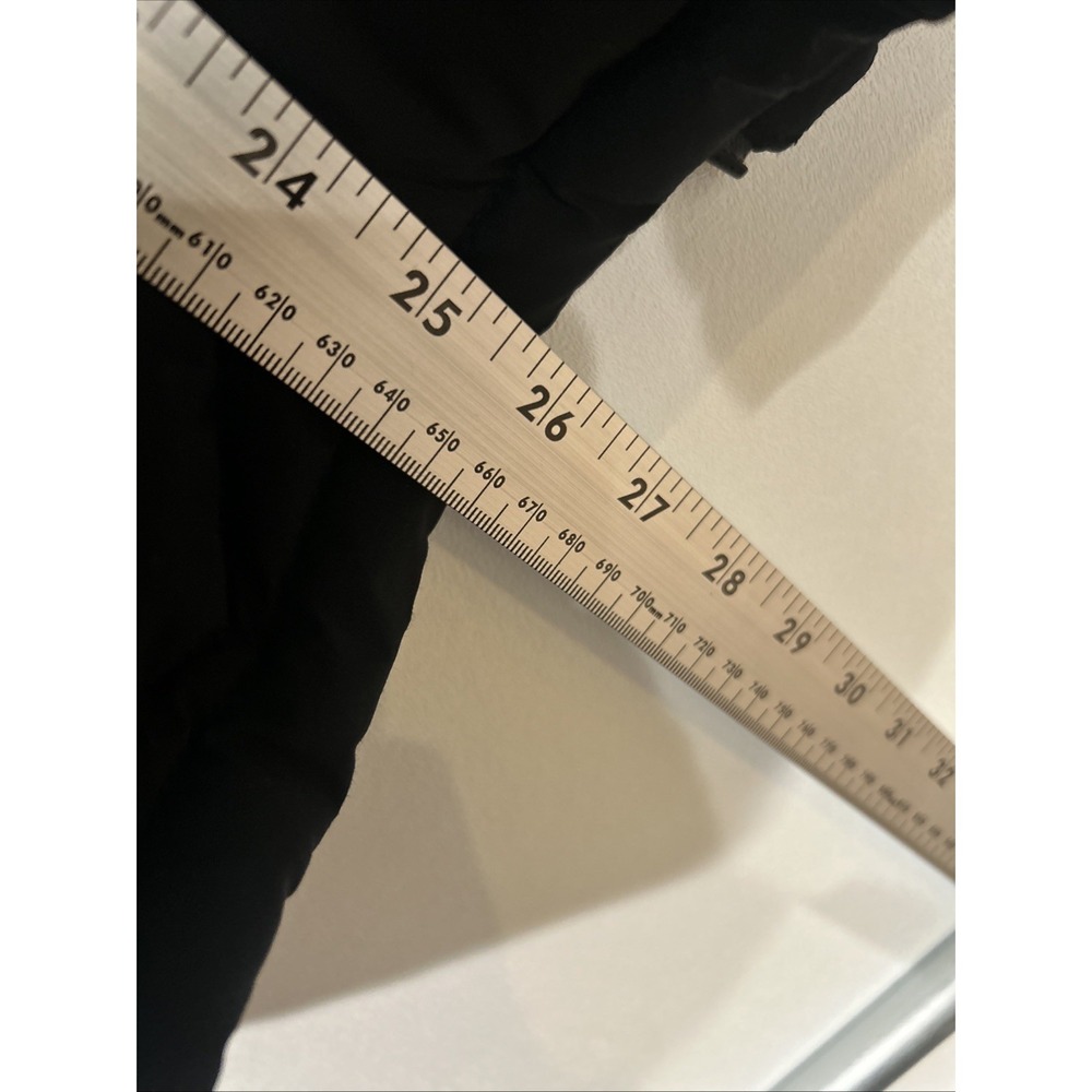 Calvin Klein Sorona Aura Black Hooded Puffer Jacket Mid-Length Women's Size Leg - Picture 15 of 16